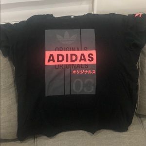 Adidas black sport shirt